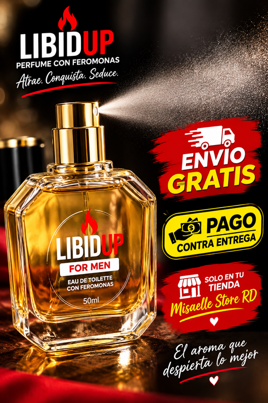 PERFUME VIRAL CON FEROMONAS LIBIDUP HOMBRE (50ML