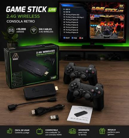 GAME STICK PAD BM8 CON MÁS DE 20,000 JUEGOS RETRO